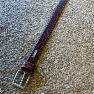 Polo Ralph Lauren Alligator Belt - sz 32